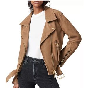 Allsains Luna Suede Biker Jacket